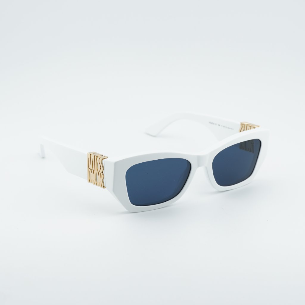 Dior Missdior S1i 50b0 Sunglasses White Square Frame, Blue Lenses